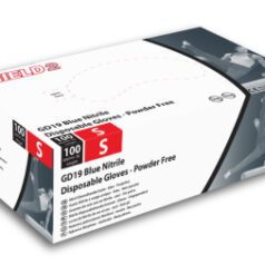 Blue Nitrile Gloves - Powder Free (box of 100)